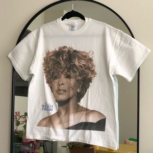 Rare Vintage 90s Tina Turner Wildest Dream Tour Hanes Tee